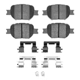 Dynamic Friction 2000-2010 Scion TC Front Active Performance Pads and Hardware Kit by Dynamic Friction Company 1115-0817-01