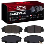 Dynamic Friction 2000-2011 Acura CSX Front Active Performance Pads - Low Metallic by Dynamic Friction Company 1115-0829-00