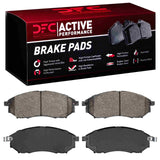 Dynamic Friction 2002-2020 Infiniti Q45 Front Active Performance Pads - Low Metallic by Dynamic Friction Company 1115-0888-00