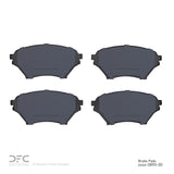 Dynamic Friction 2001-2005 Mazda Miata Front Active Performance Pads - Low Metallic by Dynamic Friction Company 1115-0890-00