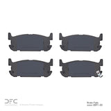 Dynamic Friction 2001-2005 Mazda Miata Rear Active Performance Pads - Low Metallic by Dynamic Friction Company 1115-0891-00
