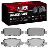 Dynamic Friction 2002-2025 Infiniti G25 Rear Active Performance Pads - Low Metallic by Dynamic Friction Company 1115-0905-00