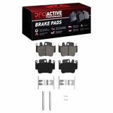 Dynamic Friction 1998-2005 Porsche Boxster Rear/Front Active Performance Pads and Hardware Kit by Dynamic Friction Company 1115-0917-01