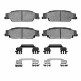 Dynamic Friction 2003-2011 Cadillac CTS Rear Active Performance Pads and Hardware Kit by Dynamic Friction Company 1115-0922-01