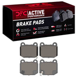 Dynamic Friction 2003-2025 Infiniti G35 Rear Active Performance Pads - Low Metallic by Dynamic Friction Company 1115-0961-00