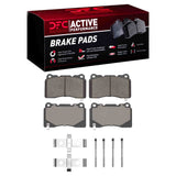 Dynamic Friction 2005-2006 Ford GT Front Active Performance Pads and Hardware Kit by Dynamic Friction Company 1115-1001-02