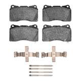 Dynamic Friction 2017-2025 Acura Integra Front Active Performance Pads and Hardware Kit by Dynamic Friction Company 1115-1001-06