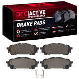 Dynamic Friction 2003-2008 Saab 9-2X Rear Active Performance Pads - Low Metallic by Dynamic Friction Company 1115-1004-00