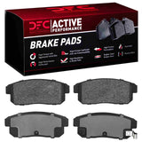 Dynamic Friction 2004-2011 Mazda RX-8 Rear Active Performance Pads - Low Metallic by Dynamic Friction Company 1115-1008-00