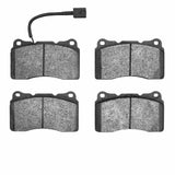 Dynamic Friction 2014-2022 Maserati Ghibli Front Active Performance Pads - Low Metallic by Dynamic Friction Company 1115-1016-00