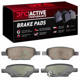 Dynamic Friction 2004-2012 Chevrolet Malibu Rear Active Performance Pads - Low Metallic by Dynamic Friction Company 1115-1033-00