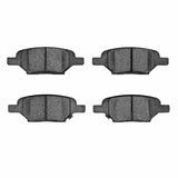 Dynamic Friction 2004-2012 Chevrolet Malibu Rear Active Performance Pads - Low Metallic by Dynamic Friction Company 1115-1033-00