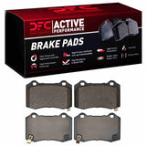 Dynamic Friction 2004-2025 Cadillac CTS Rear Active Performance Pads - Low Metallic by Dynamic Friction Company 1115-1053-00