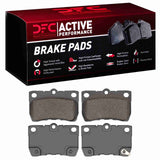 Dynamic Friction 2006-2013 Lexus GS430 Rear Active Performance Pads - Low Metallic by Dynamic Friction Company 1115-1113-00