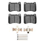 Dynamic Friction 2005-2011 Mercedes-Benz C350 Front Active Performance Pads and Hardware Kit by Dynamic Friction Company 1115-1121-01
