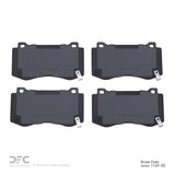 Dynamic Friction 2005-2023 Chrysler 300 Front Active Performance Pads - Low Metallic by Dynamic Friction Company 1115-1149-00