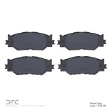 Dynamic Friction 2006-2015 Lexus IS250 Front Active Performance Pads - Low Metallic by Dynamic Friction Company 1115-1178-00