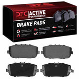 Dynamic Friction 2006-2025 Mazda MX-5 Miata Rear Active Performance Pads - Low Metallic by Dynamic Friction Company 1115-1180-00