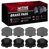 Dynamic Friction 2006-2013 Chevrolet Corvette Rear Active Performance Pads - Low Metallic by Dynamic Friction Company 1115-1185-10