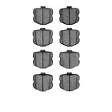 Dynamic Friction 2006-2013 Chevrolet Corvette Rear Active Performance Pads - Low Metallic by Dynamic Friction Company 1115-1185-10