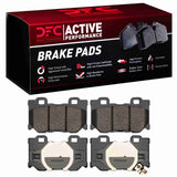 Dynamic Friction 2008-2025 Infiniti M35H Rear Active Performance Pads - Low Metallic by Dynamic Friction Company 1115-1347-00