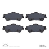Dynamic Friction 2008-2017 Chevrolet Caprice Rear Active Performance Pads - Low Metallic by Dynamic Friction Company 1115-1352-00