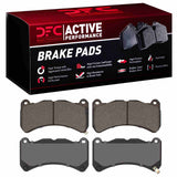 Dynamic Friction 2008-2025 Lexus IS F Front Active Performance Pads - Low Metallic by Dynamic Friction Company 1115-1365-00