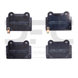 Dynamic Friction 2008-2015 Mitsubishi Lancer Rear Active Performance Pads - Low Metallic by Dynamic Friction Company 1115-1368-00
