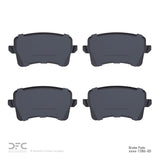 Dynamic Friction 2008-2017 Audi S4 Rear Active Performance Pads - Low Metallic by Dynamic Friction Company 1115-1386-00