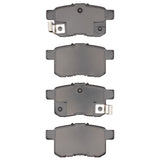 Dynamic Friction 2008-2017 Acura TSX Rear Active Performance Pads - Low Metallic by Dynamic Friction Company 1115-1451-00