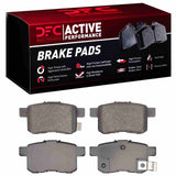 Dynamic Friction 2008-2017 Acura TSX Rear Active Performance Pads - Low Metallic by Dynamic Friction Company 1115-1451-00