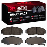 Dynamic Friction 1999-2014 Acura TSX Front Active Performance Pads - Low Metallic by Dynamic Friction Company 1115-1506-00
