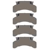 Dynamic Friction 1979-2012 Beaver Motorcoach Monterey Rear/Front/Fr & Rr Heavy Duty Pads - Semi Metallic by Dynamic Friction Company 1214-0224-00