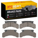 Dynamic Friction 1979-2012 Beaver Motorcoach Monterey Rear/Front/Fr & Rr Heavy Duty Pads - Semi Metallic by Dynamic Friction Company 1214-0224-00