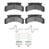 Dynamic Friction 1983-2012 Beaver Motorcoach Monterey Front/Rear Heavy Duty Pads and Hardware Kit by Dynamic Friction Company 1214-0224-01