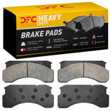 Dynamic Friction 1983-1999 Ford LN600 Short Conventional (w/Front Disc Brakes) Front Heavy Duty Pads - Semi Metallic by Dynamic Friction Company 1214-0236-00