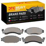 Dynamic Friction 1986-1993 Ford F-150 RWD Front Heavy Duty Pads - Semi Metallic by Dynamic Friction Company 1214-0375-00