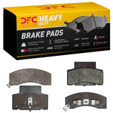 Dynamic Friction 1988-1997 Chevrolet W4500 TILTMASTER (w/Front Disc Brakes) Front Heavy Duty Pads - Semi Metallic by Dynamic Friction Company 1214-0459-00