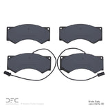 Dynamic Friction 1987-1991 Iveco EuroTurbo 230T Front Heavy Duty Pads - Semi Metallic by Dynamic Friction Company 1214-0494-00