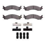 Dynamic Friction 1998-2003 Dodge B200 / B200 Van / B250 Front Heavy Duty Pads and Hardware Kit by Dynamic Friction Company 1214-0655-11