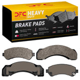 Dynamic Friction 1973-2012 Chevrolet C3500HD Front/Rear Heavy Duty Pads - Semi Metallic by Dynamic Friction Company 1214-0717-00