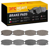 Dynamic Friction 1995-2004 Mitsubishi Fuso FE Front/Rear Heavy Duty Pads - Semi Metallic by Dynamic Friction Company 1214-0734-00
