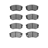 Dynamic Friction 1995-2004 Mitsubishi Fuso FE Front Heavy Duty Pads - Semi Metallic by Dynamic Friction Company 1214-0735-00