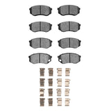 Dynamic Friction 1995-2004 Mitsubishi Fuso FE Front Heavy Duty Pads and Hardware Kit by Dynamic Friction Company 1214-0735-01
