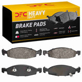 Dynamic Friction 1999-2002 Jeep Grand Cherokee Front Heavy Duty Pads - Semi Metallic by Dynamic Friction Company 1214-0790-00