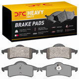 Dynamic Friction 1999-2004 Jeep Grand Cherokee Rear Heavy Duty Pads - Semi Metallic by Dynamic Friction Company 1214-0791-00