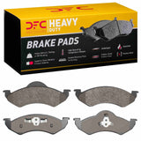 Dynamic Friction 2000-2002 Dodge Durango Front Heavy Duty Pads - Semi Metallic by Dynamic Friction Company 1214-0820-00