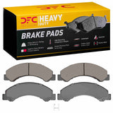Dynamic Friction 1998-2024 Chevrolet W3500 Diesel Engine Front/Rear Heavy Duty Pads - Semi Metallic by Dynamic Friction Company 1214-0825-00