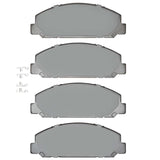 Dynamic Friction 1999-2024 Chevrolet W5500 Tiltmaster Rear/Front Heavy Duty Pads - Semi Metallic by Dynamic Friction Company 1214-0827-00