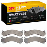 Dynamic Friction 2001-2010 Chevrolet Silverado 3500 HD Rear Heavy Duty Pads - Semi Metallic by Dynamic Friction Company 1214-0909-00
